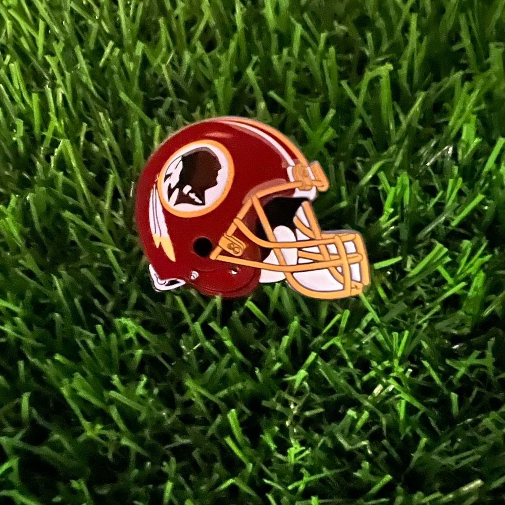 Washington Redskins helmet pin